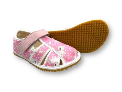 jonap barefoot papuce ruzovy jednorozec podrazka