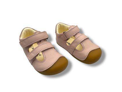 bundgaard petit summer old rose detske barefoot sandale1