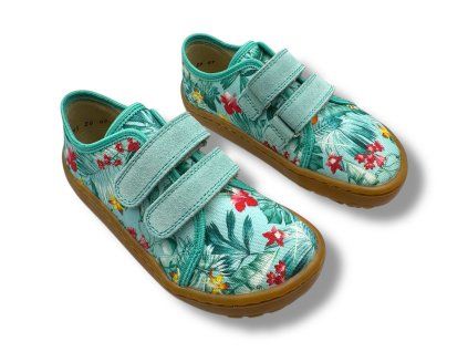 froddo canvas mint detske platene barefoot tenisky5