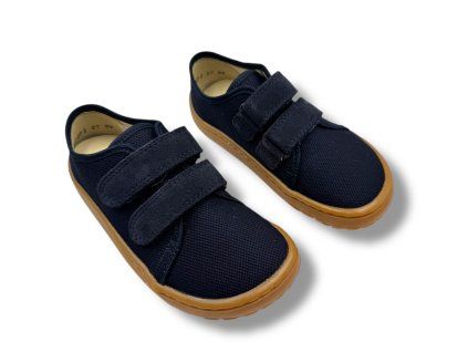 froddo canvas dark blue detske platene barefoot tenisky4