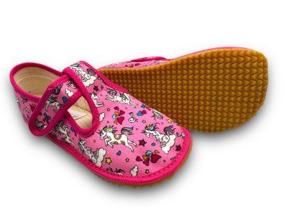 beda crazy unicorn bf detske barefoot papuce4
