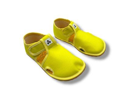 antal rascal basic yellow detske barefoot papuce5