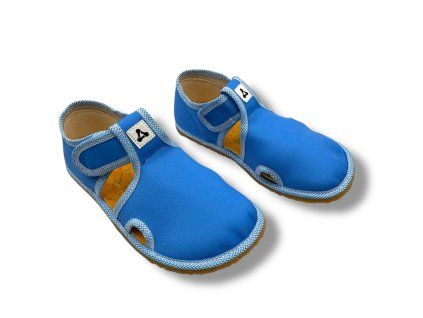 antal rascal basic blue detske barefoot papuce5