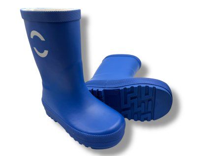 mikk line wellies solid strong blue detske gumaky2