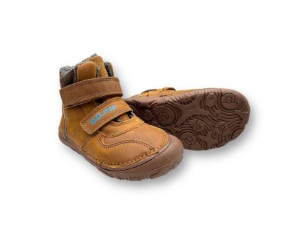 DDSTEP BAREFOOT ZIMNE TOPANKY W073 42814M CHOCOLATE3