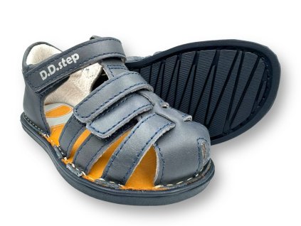 DDSTEP G076 41876 ROYAL BLUE DETSKe BAREFOOT SANDaLE2