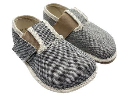 Barefoot papuce udrzatelne PEGRES cierne 5