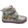 ddstep-w073-921-strieborna-detske-barefoot-zimne-topanky-pohlad-z-boku