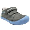 Detské kožené topánky DDSTEP S063-397M DARK GREY (Veľkosť 25)