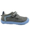 Detské kožené topánky DDSTEP S063-397M DARK GREY (Veľkosť 25)