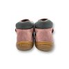 froddo barefoot tex autumn grey pink detske clenkove topanky zadny pohlad