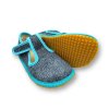BEDA BAREFOOT PAPUcKY BF 060010:W TURQUOISE DENIM BFN1