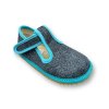 BEDA BAREFOOT PAPUcKY BF 060010:W TURQUOISE DENIM BFN2
