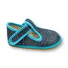 BEDA BAREFOOT PAPUcKY BF 060010:W TURQUOISE DENIM BFN3