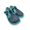 BEDA BAREFOOT PAPUcKY BF 060010:W TURQUOISE DENIM BFN