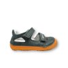 DDSTEP H063-51185CM DARK GREY - DETSKÉ BAREFOOT SANDÁLE (Veľkosť 25)