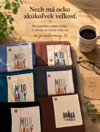 ❤️ DEŇ OTCOV ❤️ Niektorí ockovia nosia veľkosť S, iní XL či 3XL. Niektorí sú tichí hrdinovia, iní rozosmejú celú...