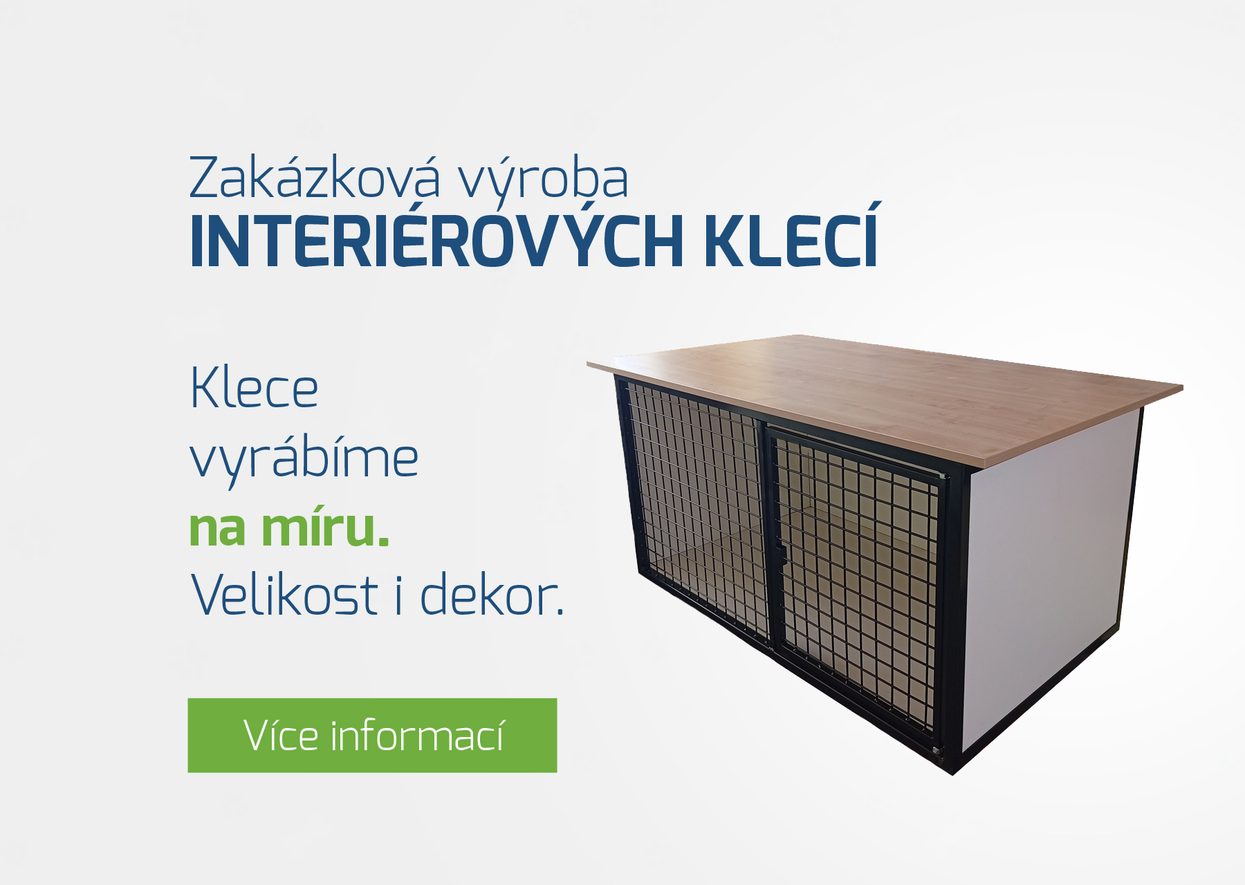 Interiérové klece pro psy