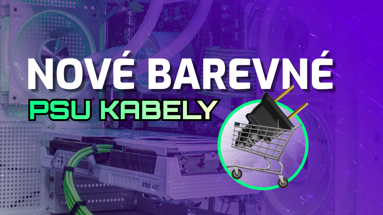 Nové barevné zdrojové kabely