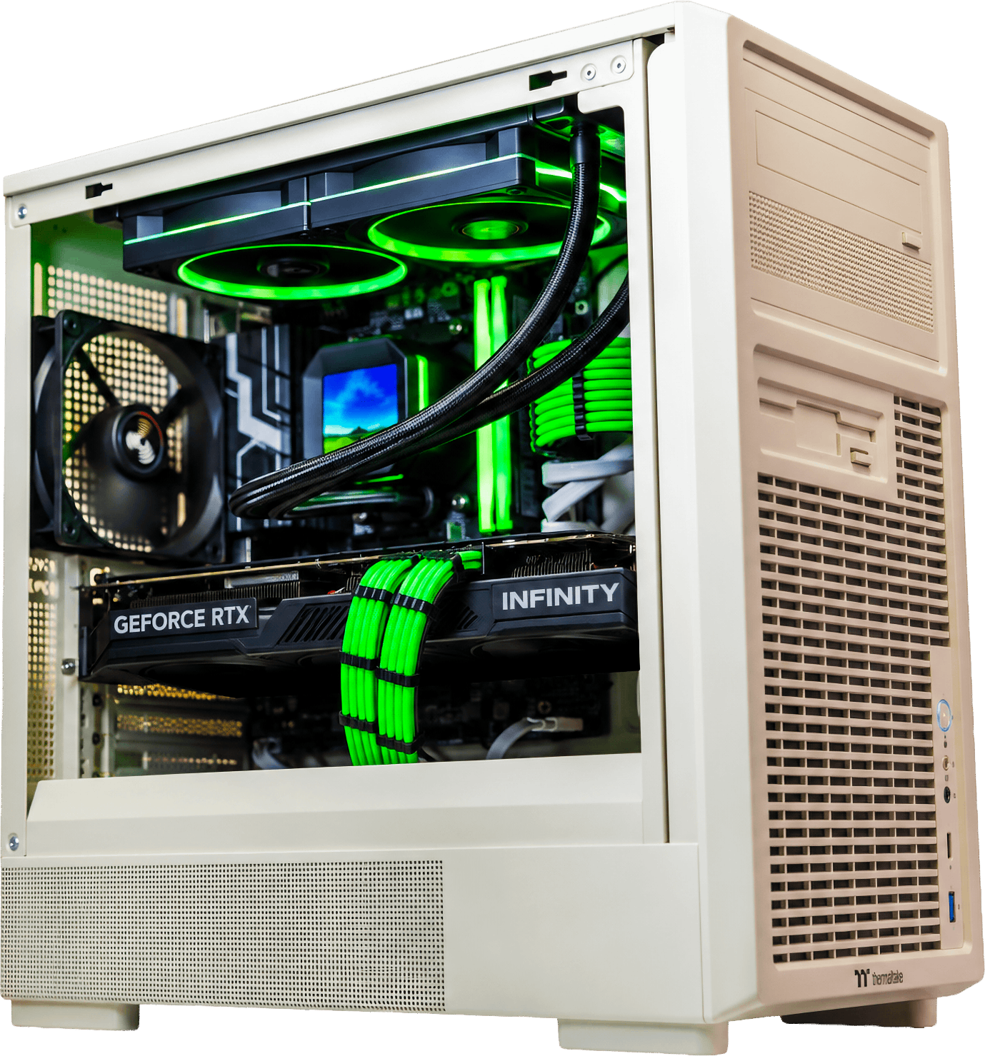 Retro herní PC v béžové skříni