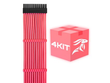 barevne psu kabely pc ruzove