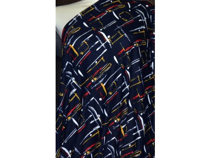 Úplet směsový potisk abstraktní geometrický