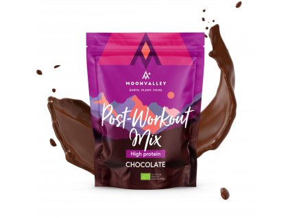 Post workout mix moonvalley čokoláda ultramenu regenerace fotka nápoj