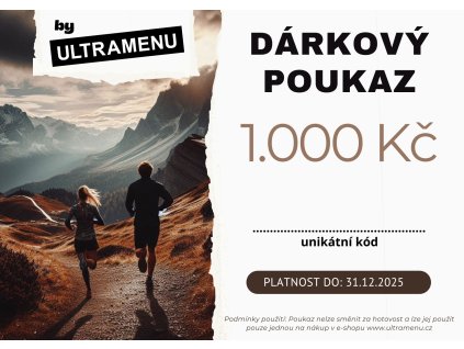 Dárkový poukaz v hodnotě 1.000 Kč