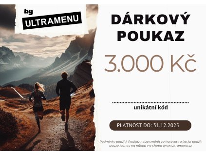 Dárkový poukaz v hodnotě 3.000 Kč
