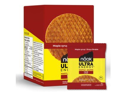 [UE WA MS BX 01 E1] Energy Waffle Maple Syrup 12 Waffles