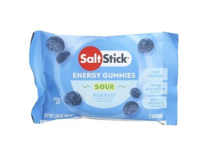 Saltstick Energy Gums - elektrolyty  8 ks energetických želé se sacharidy, sodíkem, draslíkem a Vitamínem C