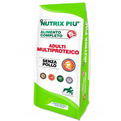 NUTRIX PIU pro dospělé psy všech plemen bez kuřecího 15 kg