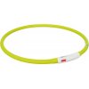 Flash USB svítící obojek XS-XL 70 cm / 10 mm, zelený (RP 2,10 Kč)