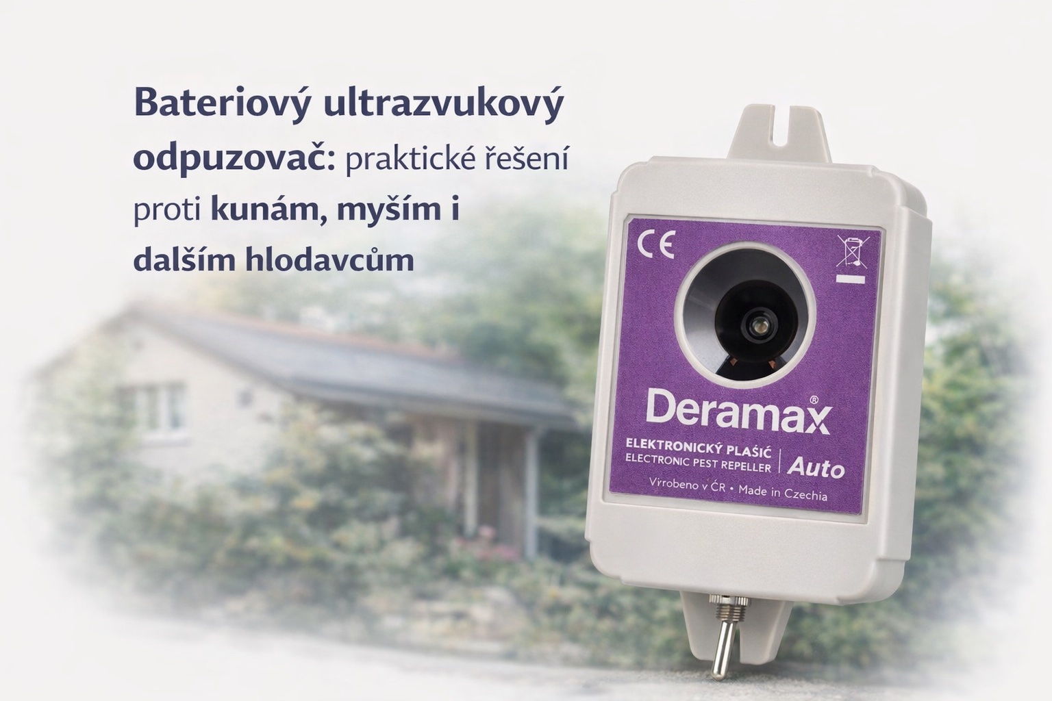 Bateriový ultrazvukový odpuzovač: jak vybrat nejlepší řešení proti kunám a hlodavcům