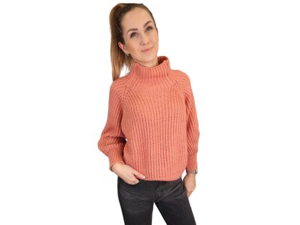Dámský lososový svetr
