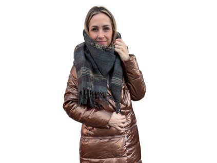 Dámská šedá šála JBC