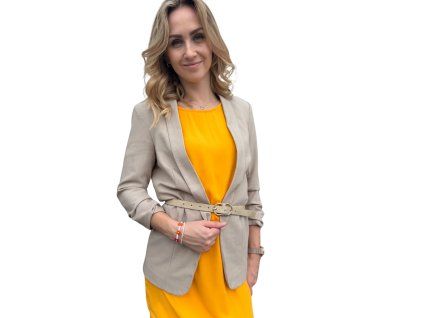 Dámské béžové sako PIECES