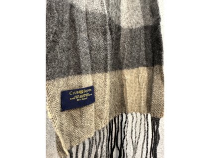 100% kašmírová šála CLUB ROOM