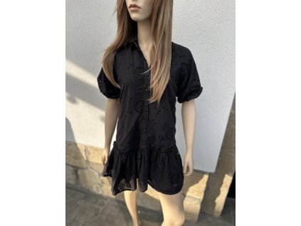 Dámské černé madeirové minišaty/tunika MISSGUIDED