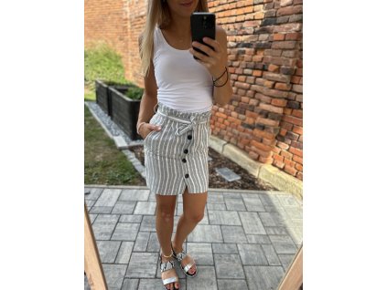 Dámská pruhovaná sukně H&M