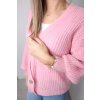 Dámský růžový svetr MADE IN ITALY