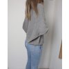 Dámský šedý asymetrický svetr TEZENIS