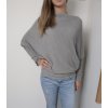 Dámský šedý asymetrický svetr TEZENIS