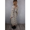 Nové dámské šaty EDITED zavinovací leopard