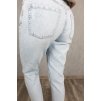Dámské světlé džíny mom's fit FB SISTER