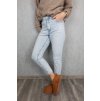 Dámské světlé džíny mom's fit FB SISTER