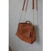 Dámská hnědá crossbody kabelka