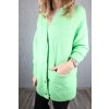 Dámský zelený propínací svetr MANGO