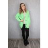 Dámský zelený propínací svetr MANGO