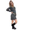 Dámské tmavě šedé šaty ANNA FIELD